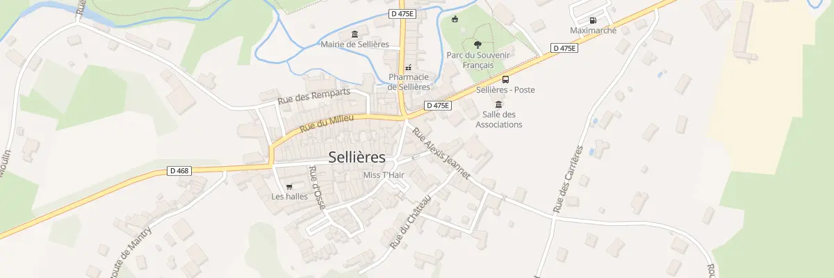 Plan du 2 Rue Alexis Janet à Sellières