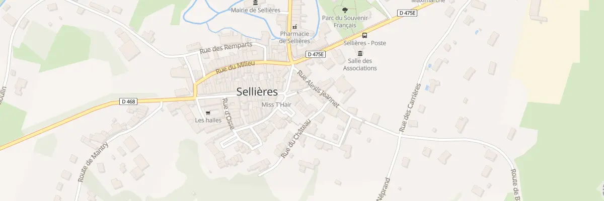 Plan du 4 Rue St Pierre à Sellières