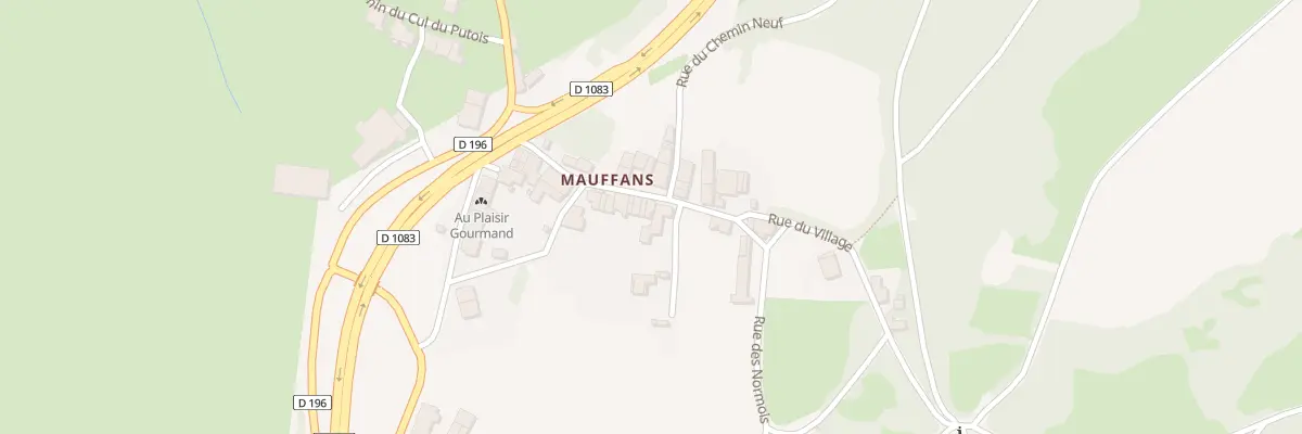 Plan du 110 Rue du Village à Mantry