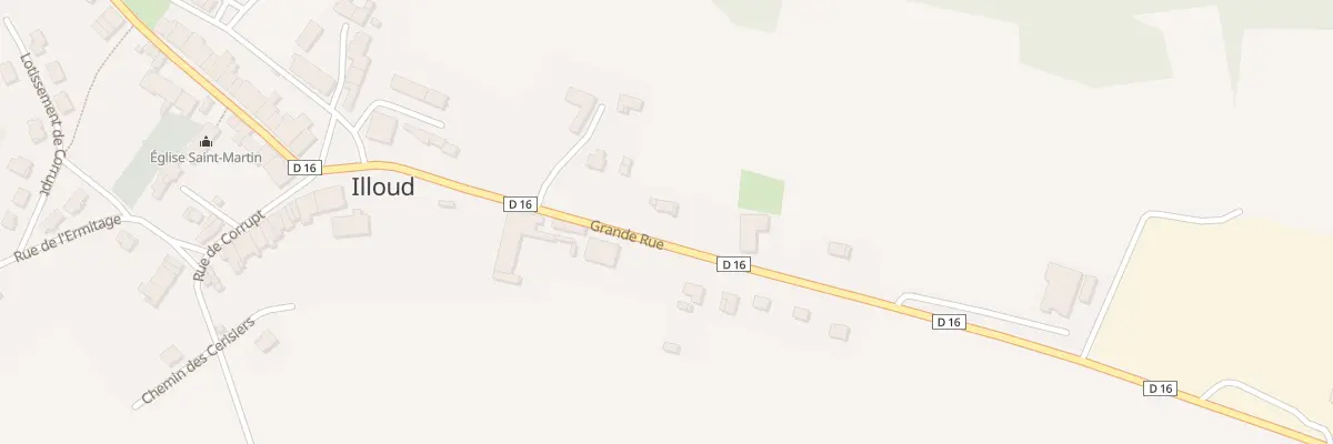 Plan du 6 Gr Grande Rue à Illoud