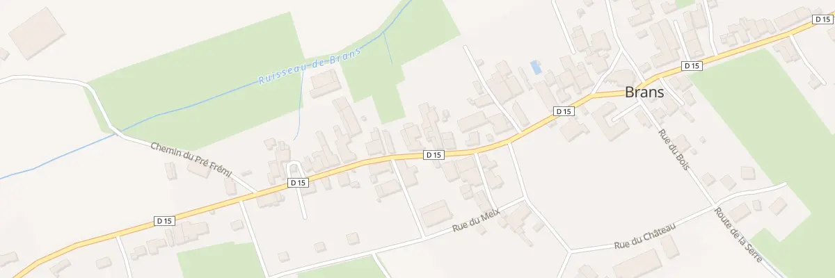 Plan du 22 Rue de la Fontaine à Brans