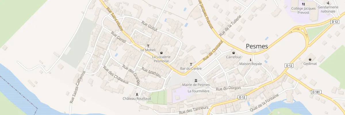 Plan du 6 Rue Sainte Anne à Pesmes