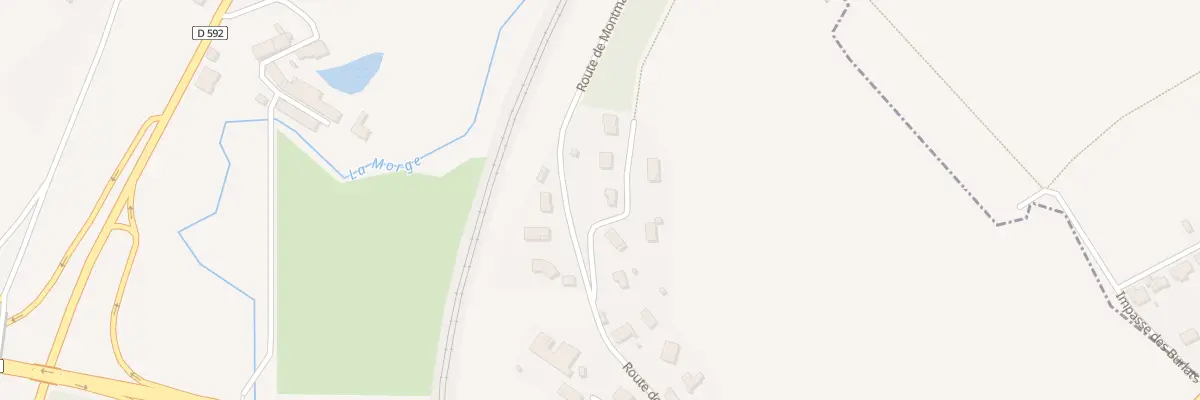 Plan du 350 Rte de Montmartel à Moirans
