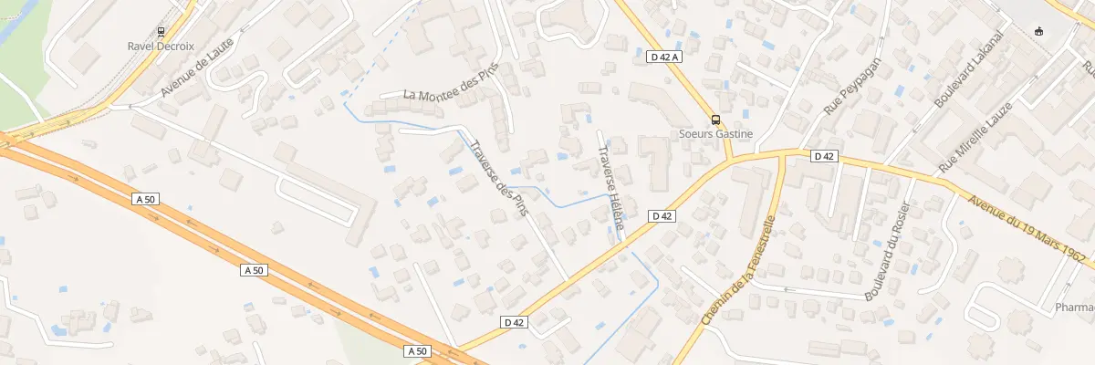 Plan du 9045 Tra Hélène à Aubagne