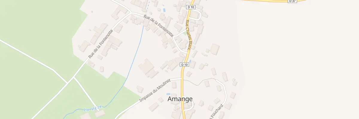 Plan du 2 Rue de la Fontaine à Amange