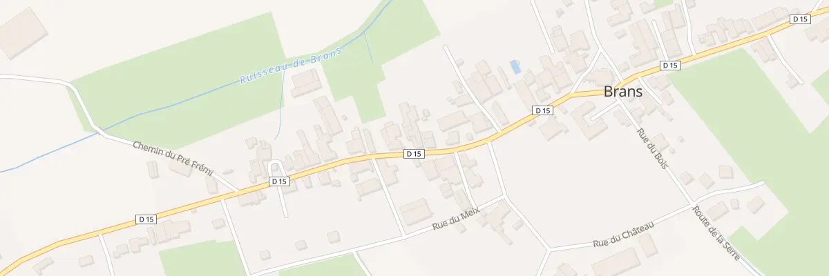 Plan du 18 Rue de la Fontaine à Brans