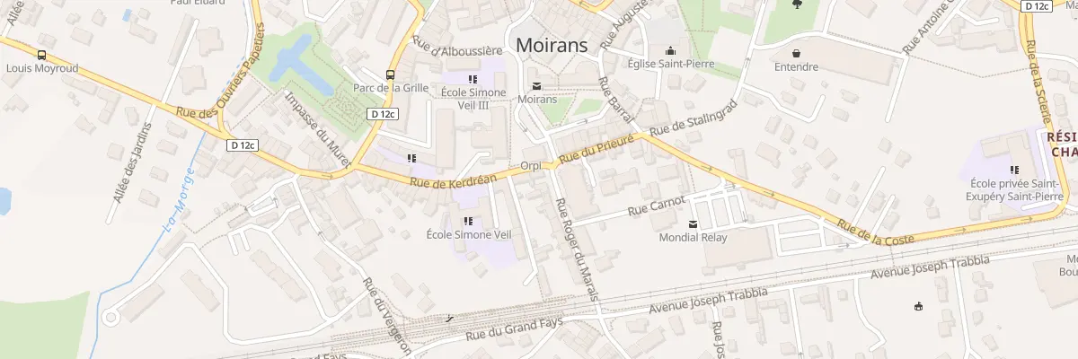 Plan du 2 Rue Roger du Marais à Moirans