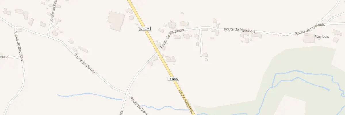Plan du 2418 Rte Rd 1075 (Fitilieu) aux Abrets en Dauphiné
