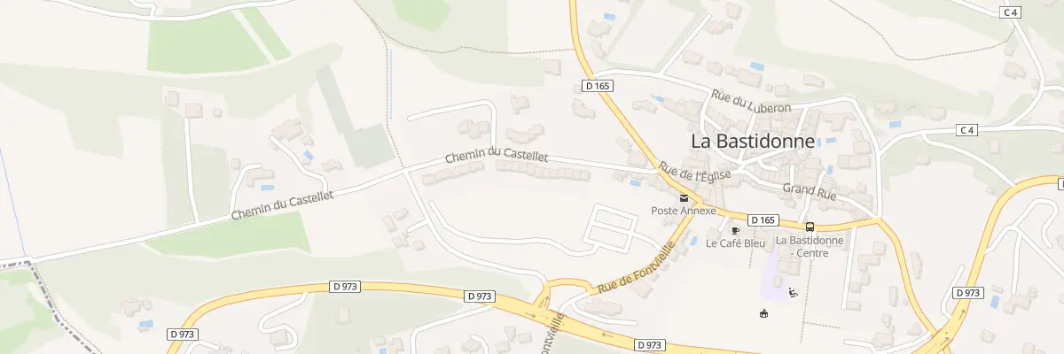 Plan du 5002 Che du Castellet à La Bastidonne