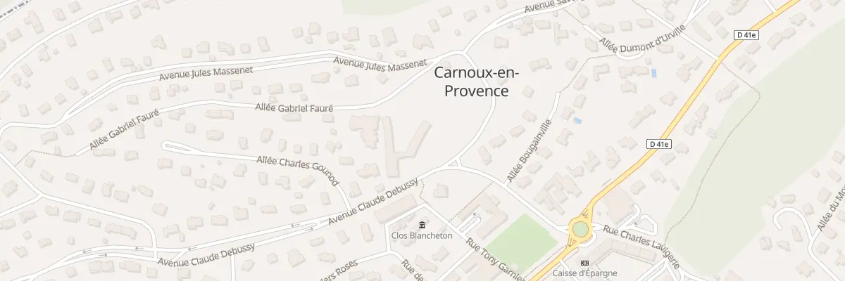 Plan du 2 Av Claude Debussy à Carnoux-en-Provence