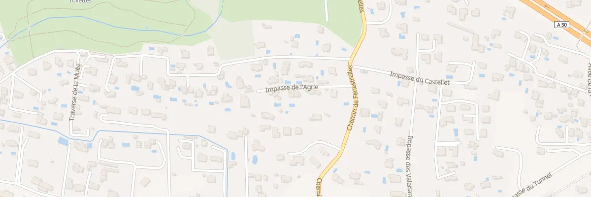 Plan du 85 Imp l’Agrie à Aubagne