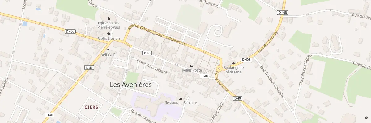 Plan du 47 Gr Grande Rue de Ciers aux Avenières Veyrins-Thuellin