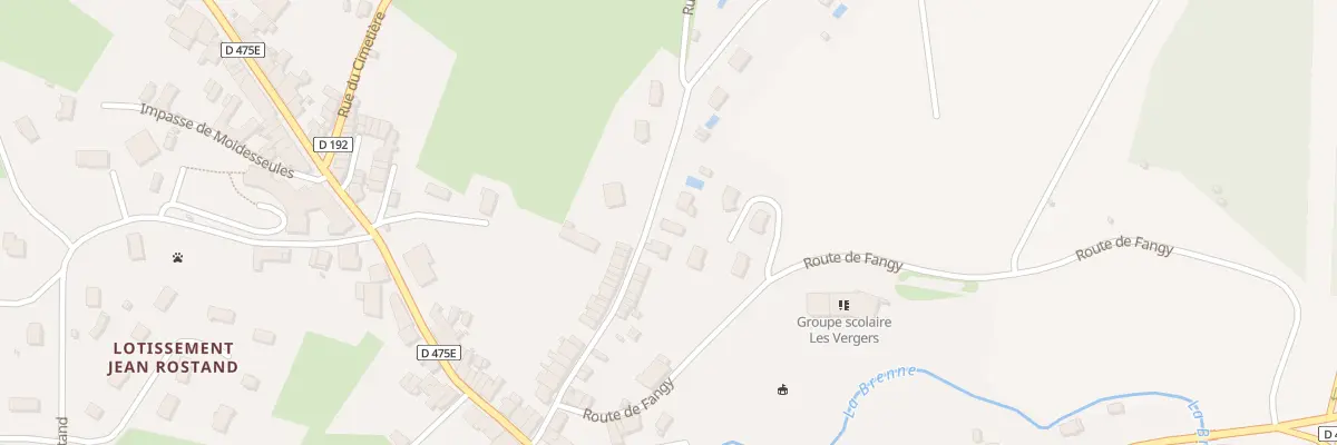 Plan du 20B Rue de Bersaillin à Sellières