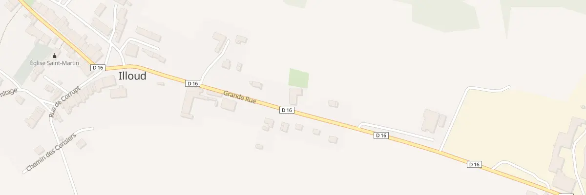 Plan du 4 Gr Grande Rue à Illoud
