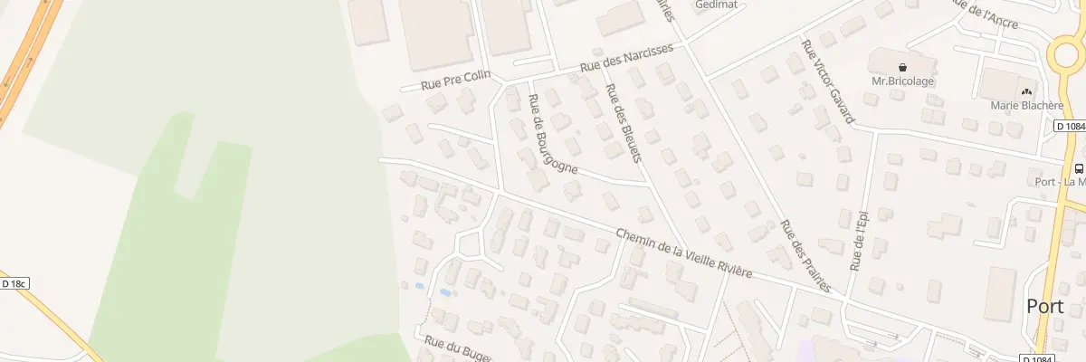 Plan du 8 Rue de Bourgogne à Port