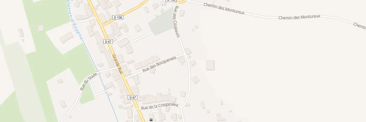 Plan du 1 Rue des Coupeurs à Oyrières