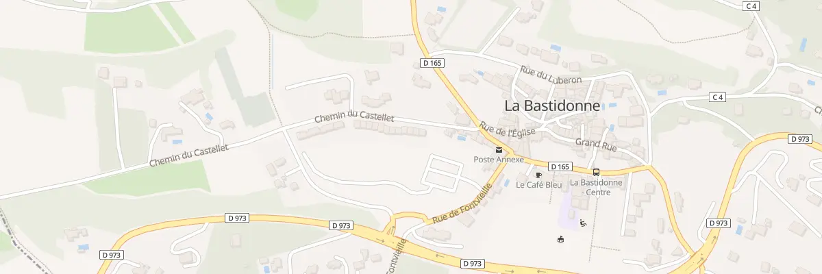 Plan du 10 Che du Castellet à La Bastidonne