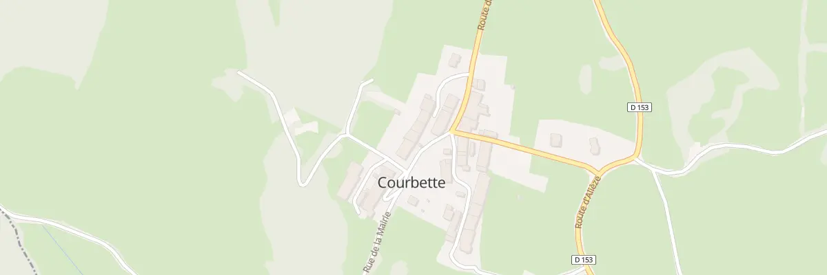 Plan du 33 Rue de la Mairie à Courbette