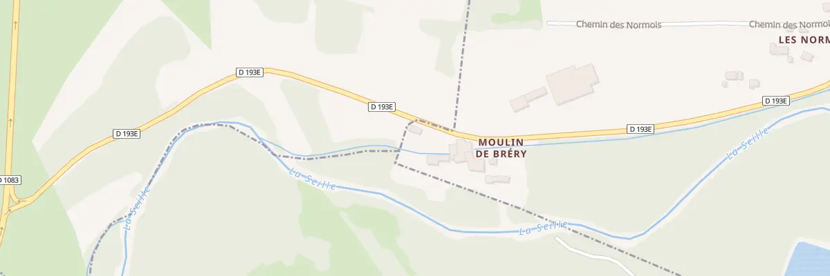 Plan du 11 Rte du Moulin à Domblans