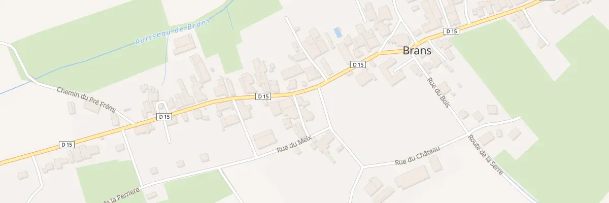 Plan du 3 Rue de la Fontaine à Brans