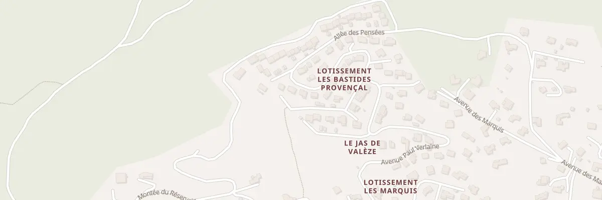 Plan du 19 Lot Les Bastides Provencal à Peypin