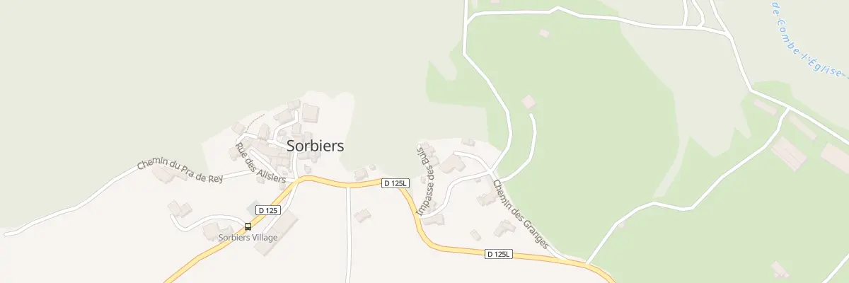 Plan du 5039 Le Serre à Sorbiers