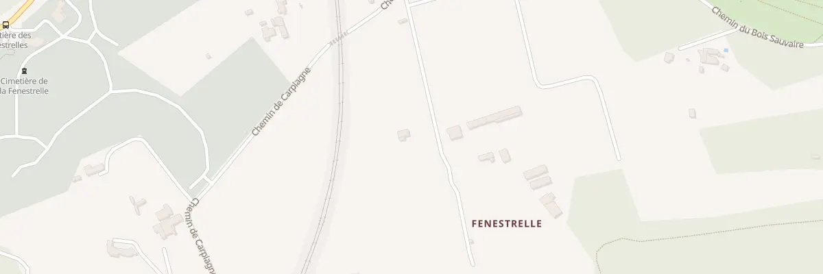 Plan du 9223 Fenestrelle à Aubagne