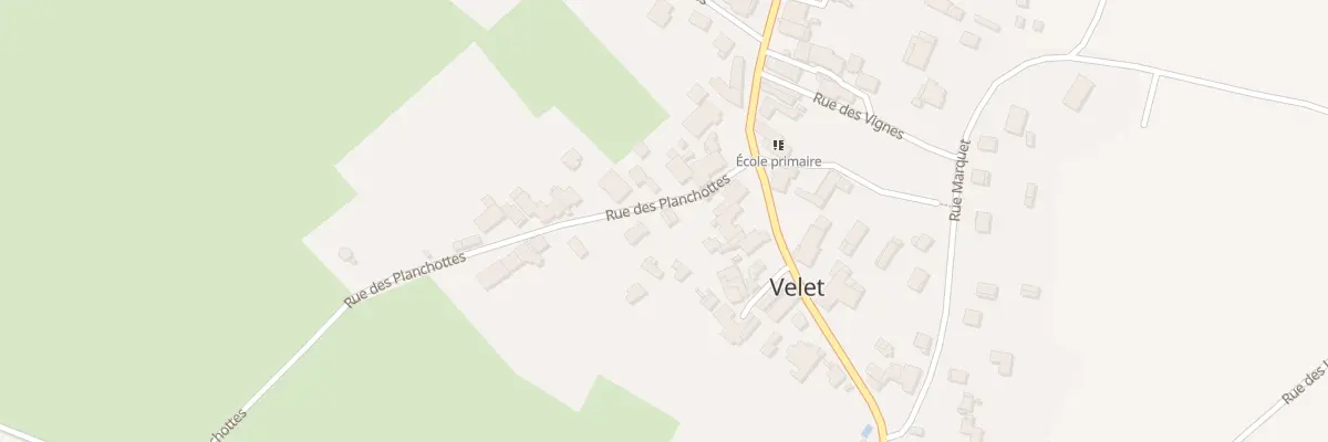 Plan du 5 Rue des Planchottes à Velet