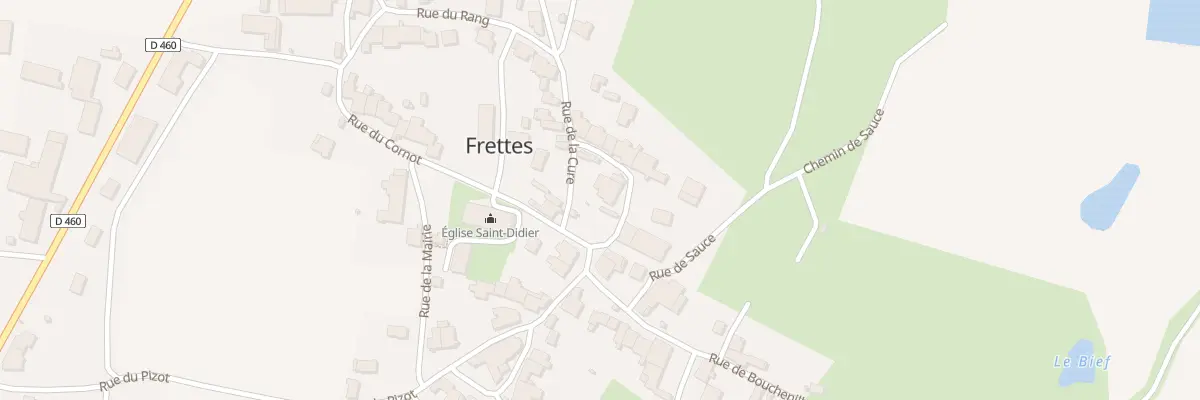 Plan du 1 Rue du Four à Frettes à Champlitte