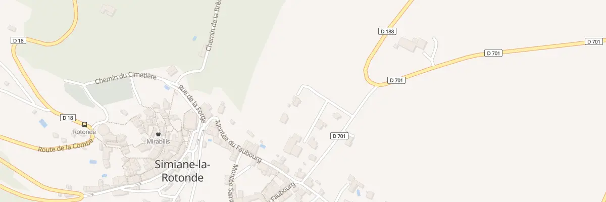 Plan du 7153 Le Vignaou à Simiane-la-Rotonde