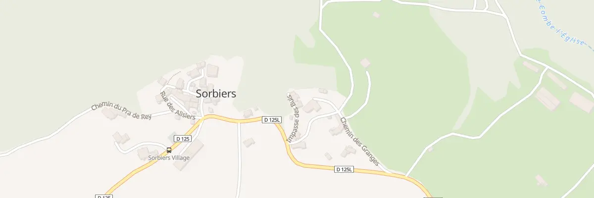 Plan du 5042 Le Serre à Sorbiers