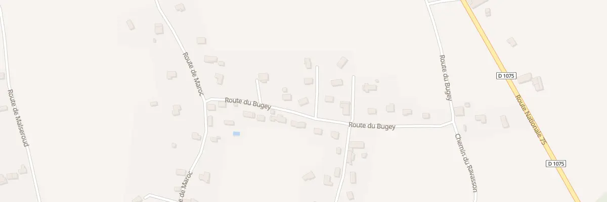 Plan du 163 Rte du Bugey aux Abrets en Dauphiné
