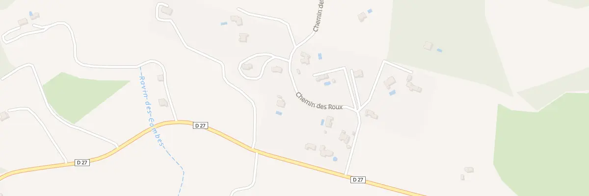 Plan du 161 Che des Roux à Grambois