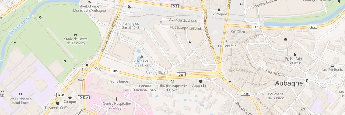 Plan du 9001 Av Joseph Fallen à Aubagne