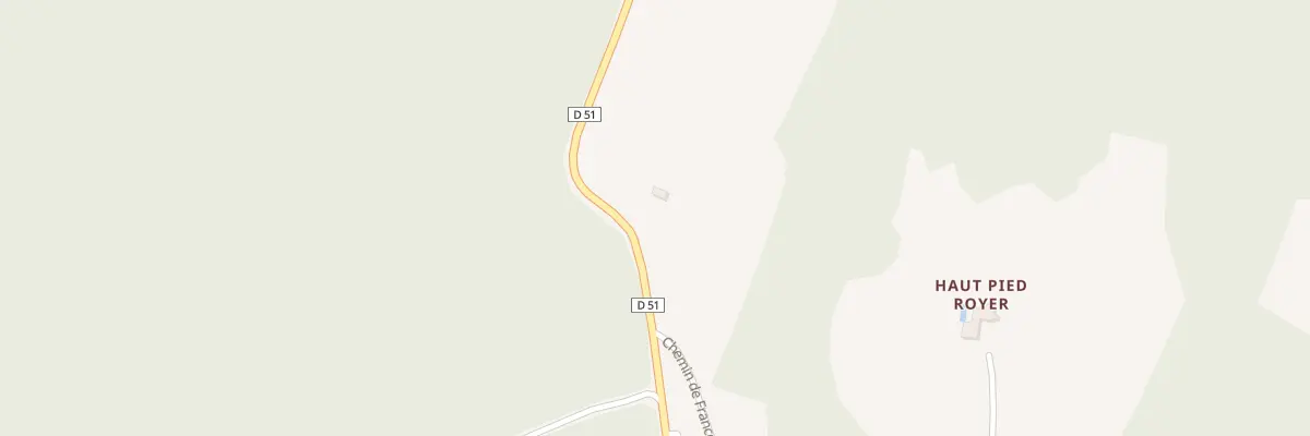 Plan du 7167 Haut Pied Royer à Simiane-la-Rotonde