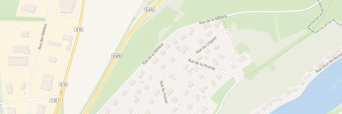 Plan du 4 Rue du Criquot à Rochefort-sur-Nenon