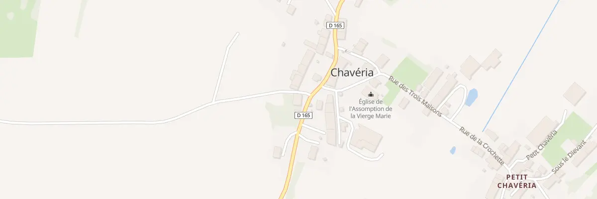 Plan du 2 Rue de la Bourgeoise à Chavéria