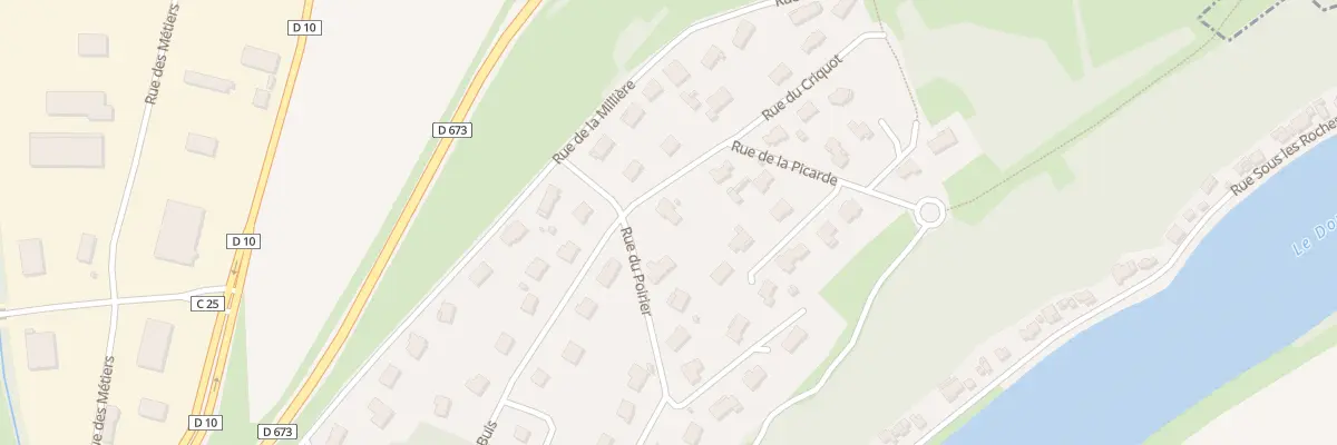 Plan du 1 Rue du Criquot à Rochefort-sur-Nenon