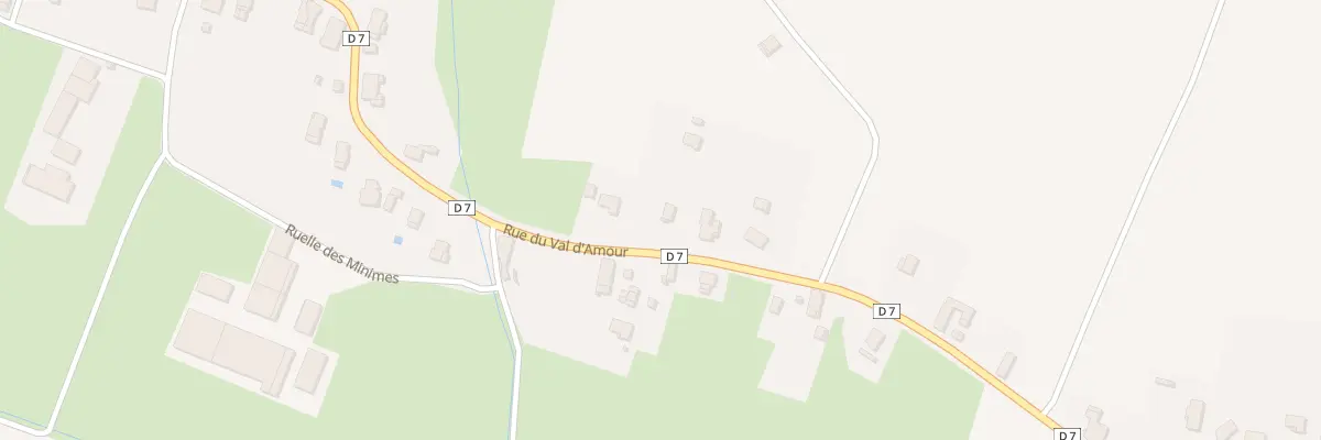 Plan du 68 Rue du Val d’Amour à La Loye