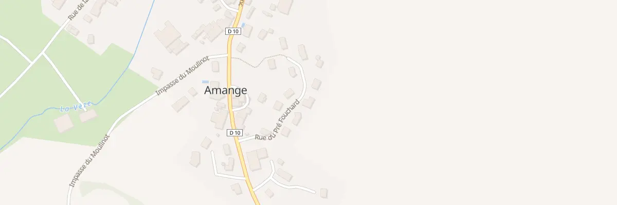 Plan du 6 Rue du Pre Fouchard à Amange