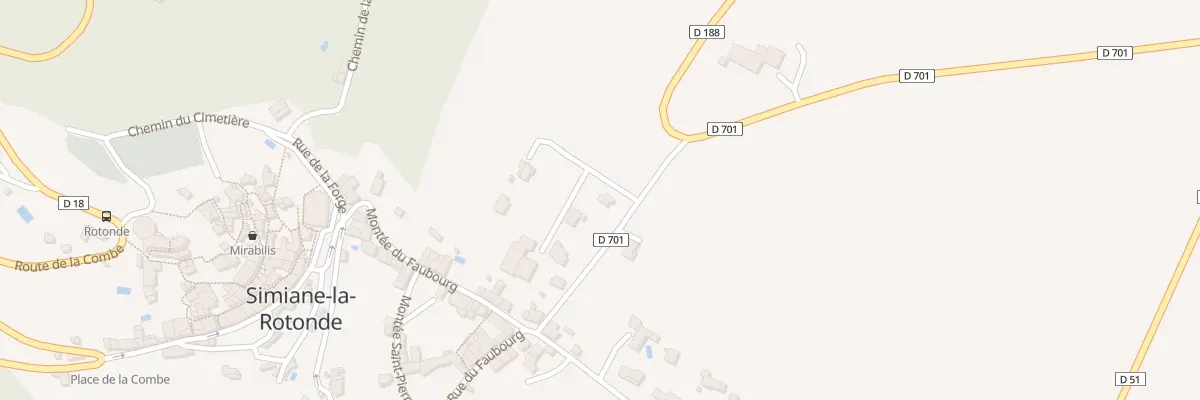 Plan du 7039 Le Vignaou à Simiane-la-Rotonde