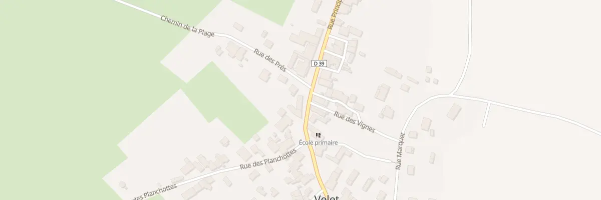 Plan du 34 Rue Grande Rue à Velet