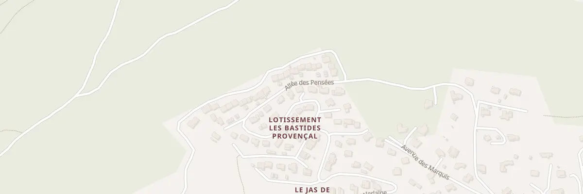 Plan du 4 Lot Les Bastides Provencal à Peypin