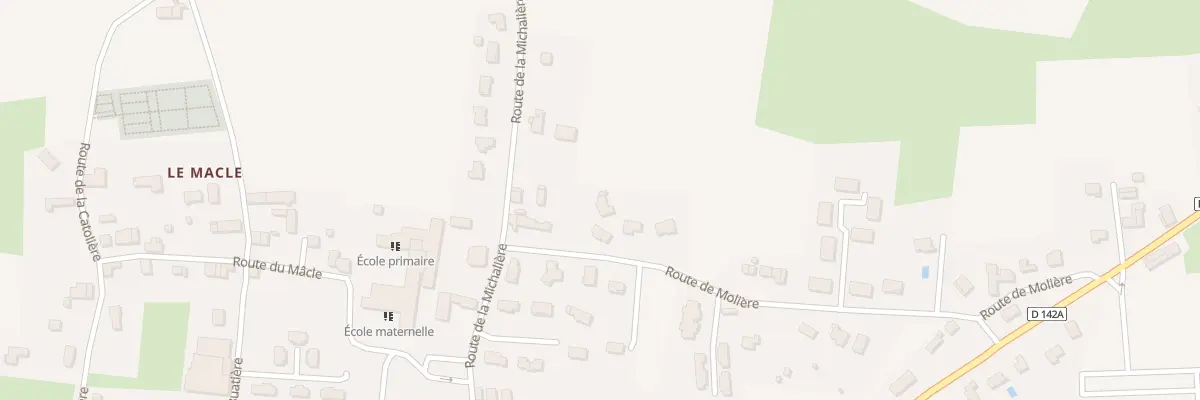 Plan du 51 Rte de Molière aux Abrets en Dauphiné