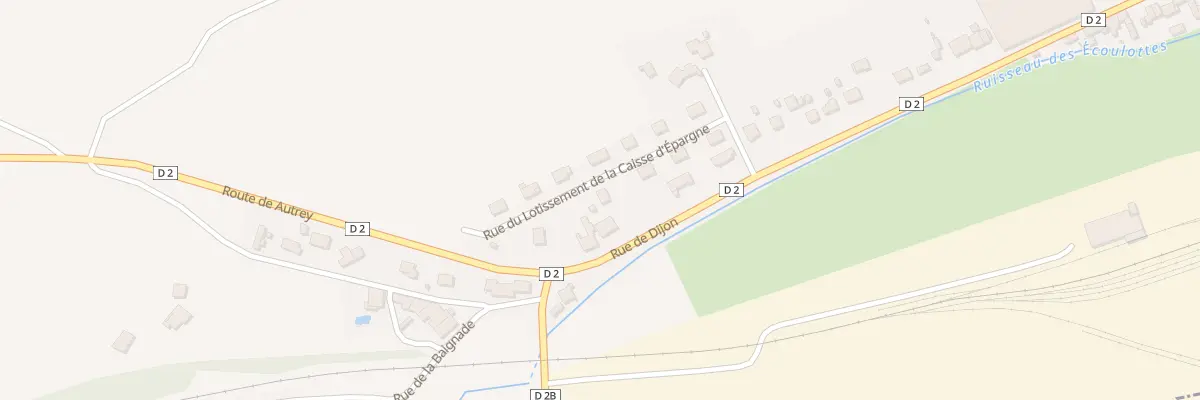 Plan du 7 Rue du Lot Caisse d’Epargne à Arc-lès-Gray