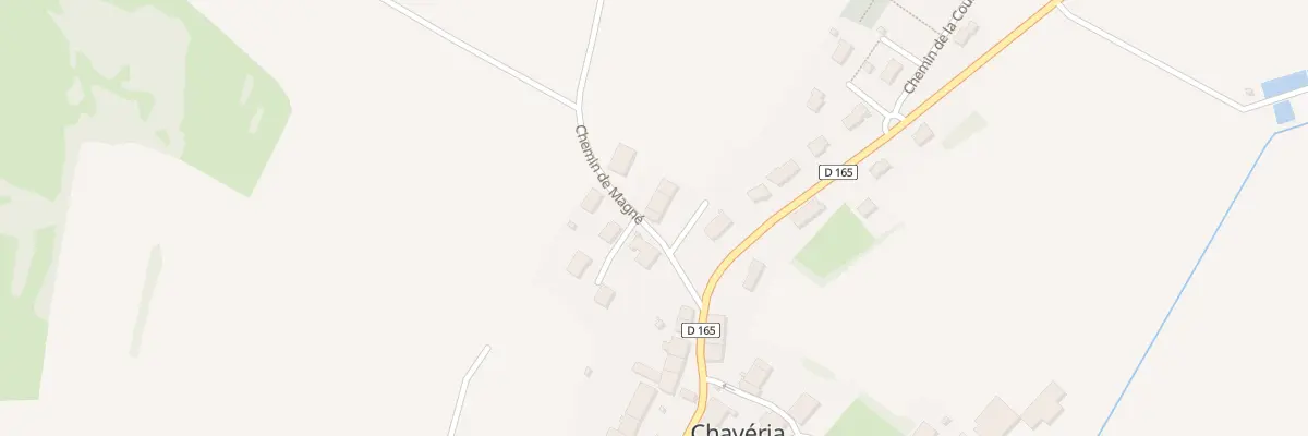 Plan du 2 Che de Magne à Chavéria