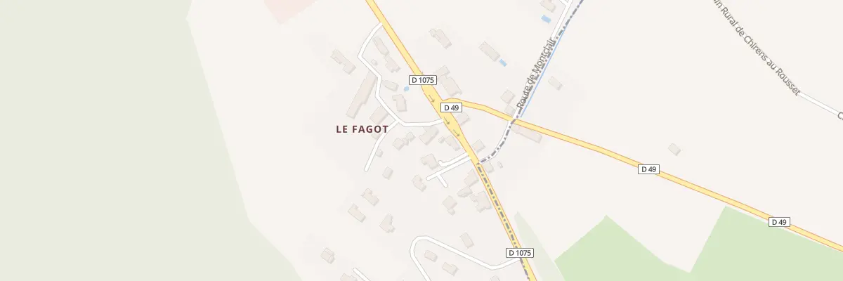 Plan du 40 Che du Fagot à Chirens