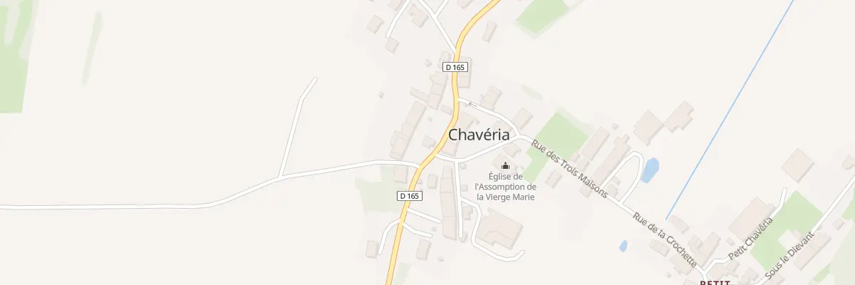 Plan du 3 Rue du Jeu de Quilles à Chavéria