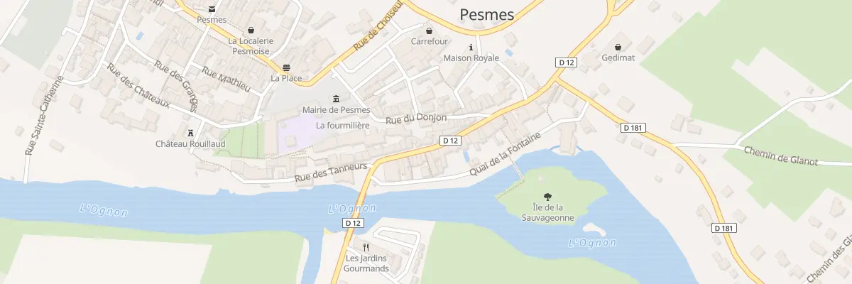 Plan du 14 Rue Vanoise à Pesmes