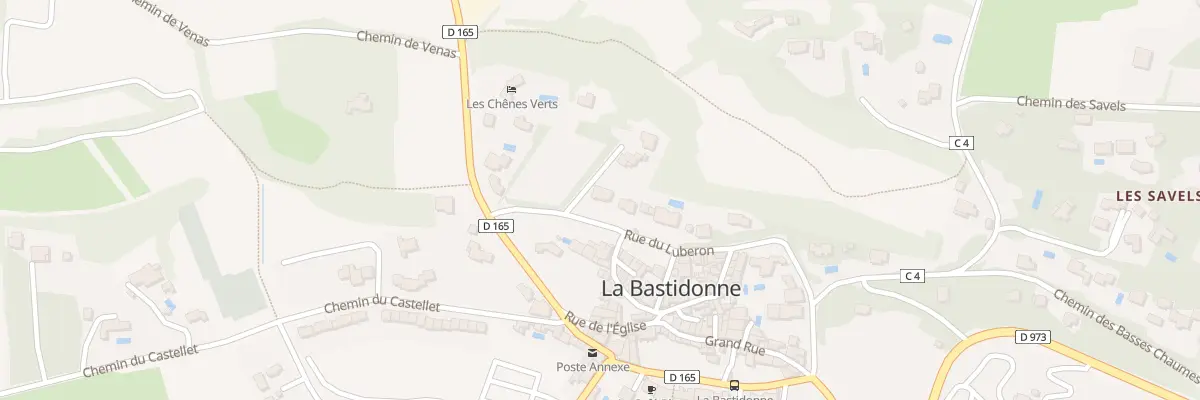 Plan du 5365F Rue du Luberon à La Bastidonne